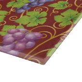 Traubenmuster Schneidebrett (Ecke)