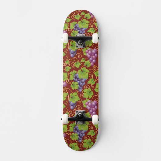 Traubenmuster Skateboard (Vorderseite)