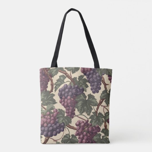 Traubenmuster Tasche (Rückseite)