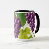 Traubenmuster Tasse (VorderseiteRechts)
