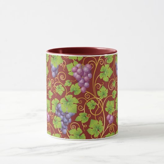 Traubenmuster Tasse (Zentrum)