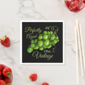 Traubenpapier Napkin Serviette (Beispiel)