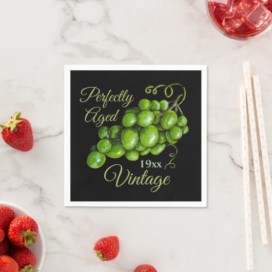 Traubenpapier Napkin Serviette (Beispiel)