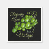 Traubenpapier Napkin Serviette (Vorderseite)