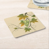 Traubenpapier-Untersetzer Rechteckiger Pappuntersetzer (angewinkelt)