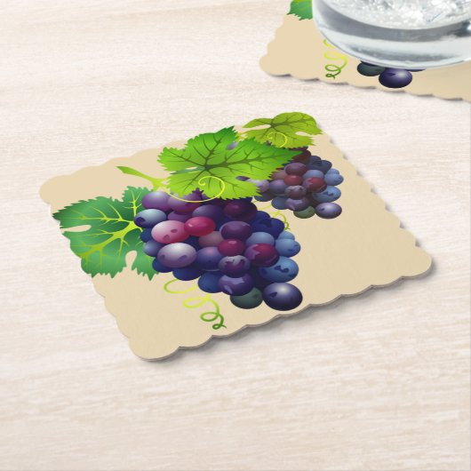 Traubenpapier-Untersetzer Untersetzer (angewinkelt)