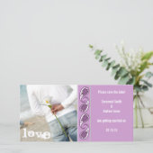 Traubenpfeifer Save the Date (Stehend Vorderseite)