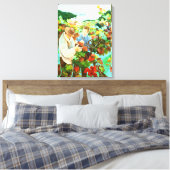 Traubenpflücker 1996 leinwanddruck (Insitu (Schlafzimmer))