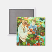 Traubenpflücker 1996 magnet (Vorderseite/Rückseite)