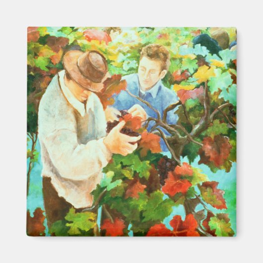 Traubenpflücker 1996 magnet (Vorne)