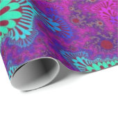 Traubenplash Sunburst Geschenkpapier (Rolleneckpunkt)