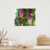 Traubenposter Poster (Küche)