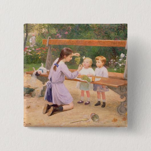 Traubenprobieren Button (Vorderseite)