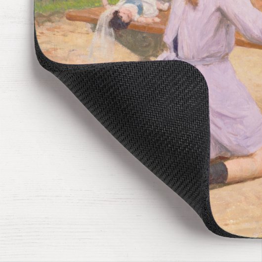 Traubenprobieren Mousepad (Ecke)