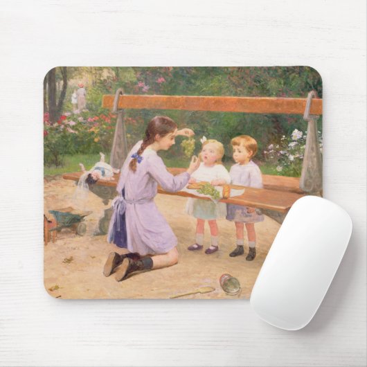 Traubenprobieren Mousepad (Mit Mouse)