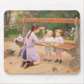 Traubenprobieren Mousepad (Vorne)