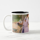 Traubenprobieren Zweifarbige Tasse (Links)