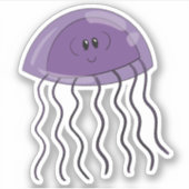 Traubenqualle Aufkleber (Vorderseite)