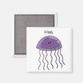 Traubenqualle Magnet (Vorderseite/Rückseite)