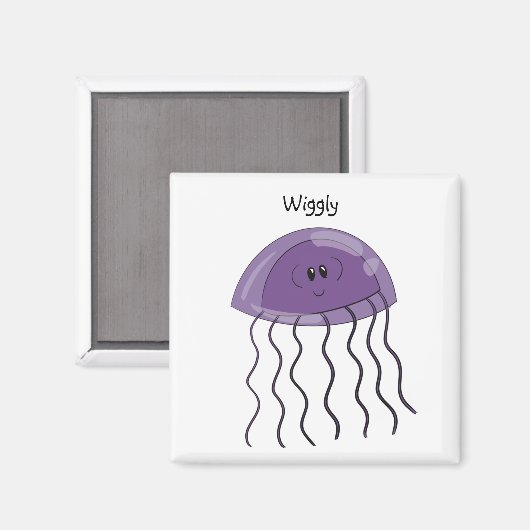 Traubenqualle Magnet (Vorderseite/Rückseite)