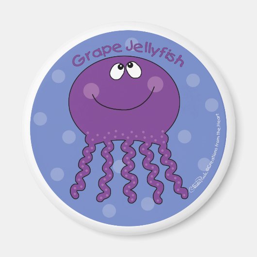 Traubenqualle Magnet (Vorne)