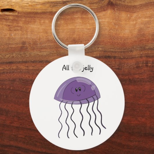 Traubenqualle Schlüsselanhänger (Vorderseite)