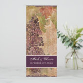 Traubenrebe Einladung (Stehend Vorderseite)