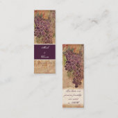 Traubenrebe Mini Visitenkarte (Vorne/Hinten)