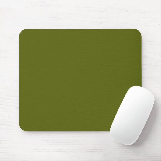 Traubenrebe mit fester Farbe dunkelgrün Mousepad (Mit Mouse)