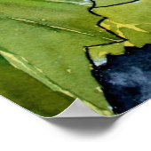 Traubenrebe noch lebendes Fruchtkunstposter Poster (Ecke)