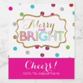 Traubenreste und helle Wine Labels Weinetikett (Einzelnes Label)