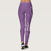Traubensaft Leggings (Rückseite)
