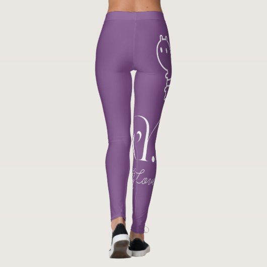 Traubensaft Leggings (Rückseite)