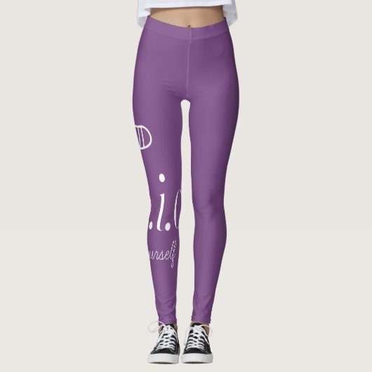 Traubensaft Leggings (Vorderseite)