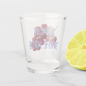 Traubensaft Schnapsglas (Rückseite)