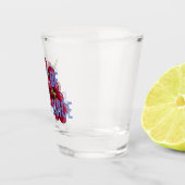 Traubensaft Schnapsglas (Rechts)