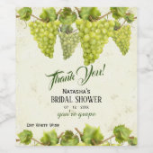 Traubensaison Weinetikett (Einzelnes Label)