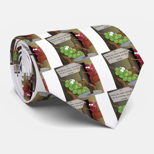 Traubenscheidungen Funny Krawatte (Gerollt)