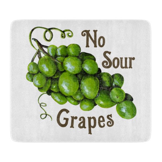 Traubenschneider Schneidebrett (Vorderseite)