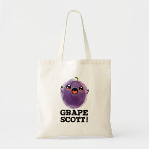 Traubenschott Funny Fruit Grape Pun Tragetasche