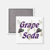 Traubensoda Magnet (Vorderseite/Rückseite)