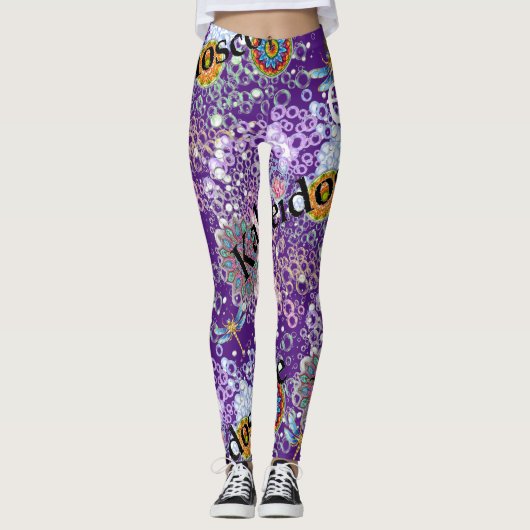 Traubensorbet-Dragonfly-Leggings Leggings (Vorderseite)