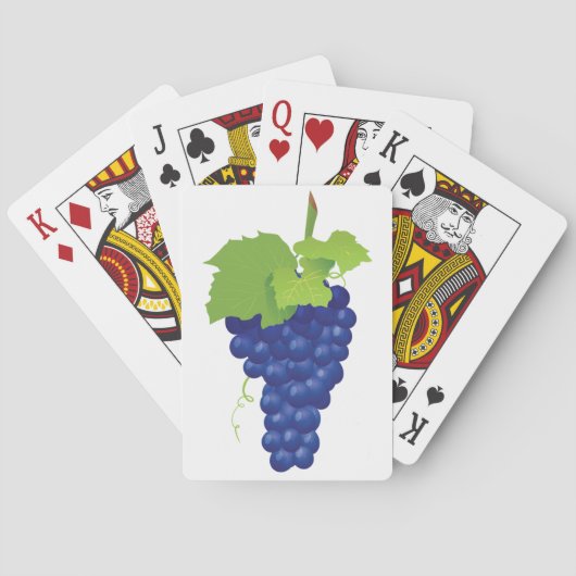 Traubensortiment Spielkarten (Rückseite)