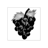 Traubenstrauch Feinschmecker Weinroute Mendrisiott Gummistempel (Prägung)