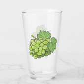 Traubenstrauch Glas (Rückseite)