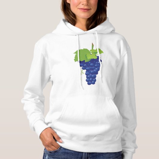 Traubenstrauch Hoodie (Vorderseite)