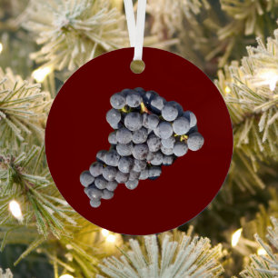 Traubenstrauch Ornament Aus Metall