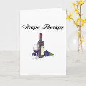 Traubentherapie Karte (Gelbe Blume)