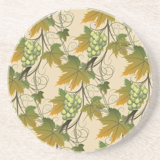 Traubentrebe Sandstone Untersetzer (Vorne)