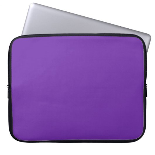 Traubenviolett Laptopschutzhülle (Vorderseite)